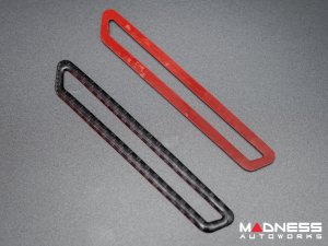 Alfa Romeo Giulia Front Pillar Air Vent Cover Trim Kit - Carbon Fiber - Flexible / Self Adhesive Alfa Romeo Giulia Front Pillar Air Vent Cover Trim Kit - Carbon Fiber - Flexible / Self Adhesive